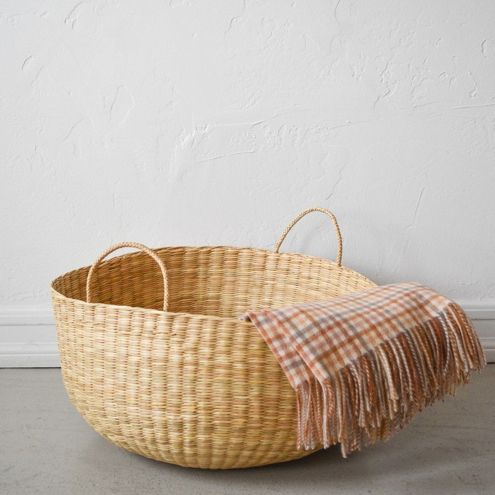 NWT Sundance Woven Giving Floor Basket